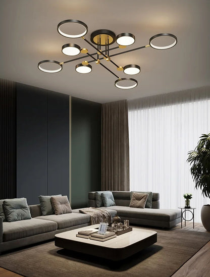 Cosmo Luxe Geometric LED Modern Ceiling Light