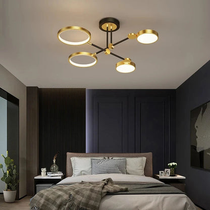 Cosmo Luxe Geometric LED Modern Ceiling Light