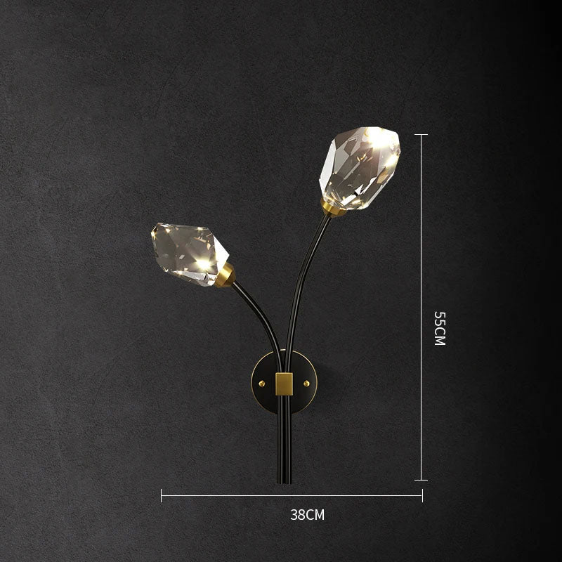 Lumina Crystal Wall Sconce