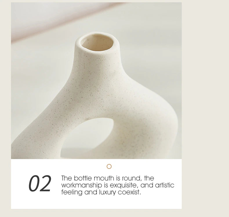 Abstract Ceramic Vase Set