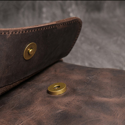 Leather Messenger Bag