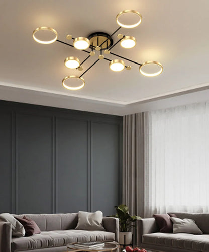 Cosmo Luxe Geometric LED Modern Ceiling Light