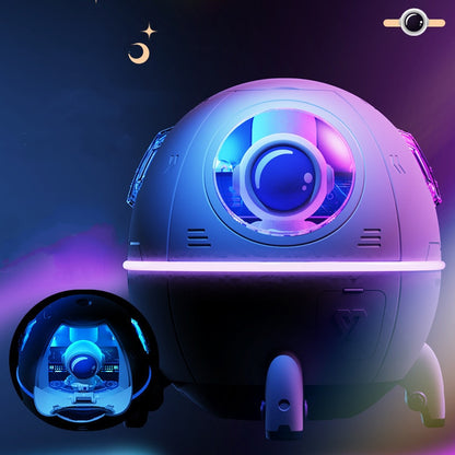 Spaceship Aromatherapy Diffuser with LED Light – Compact, Capacious, and Whimsical