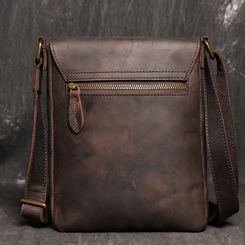 Leather Messenger Bag