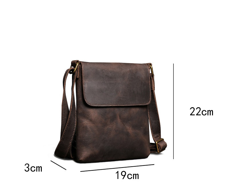 Leather Messenger Bag