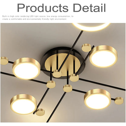 Cosmo Luxe Geometric LED Modern Ceiling Light