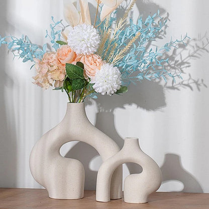 Abtract Ceramic Vase Set