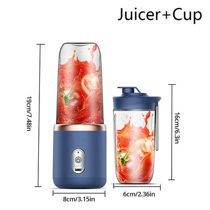 SleekBlend Portable Juicing Cup – Stainless Steel Blade, Eco-Friendly Design with Wireless Fresh Pressing