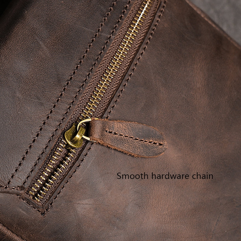 Leather Messenger Bag