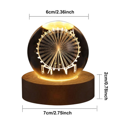 Crystal Ball Glowing Night Light