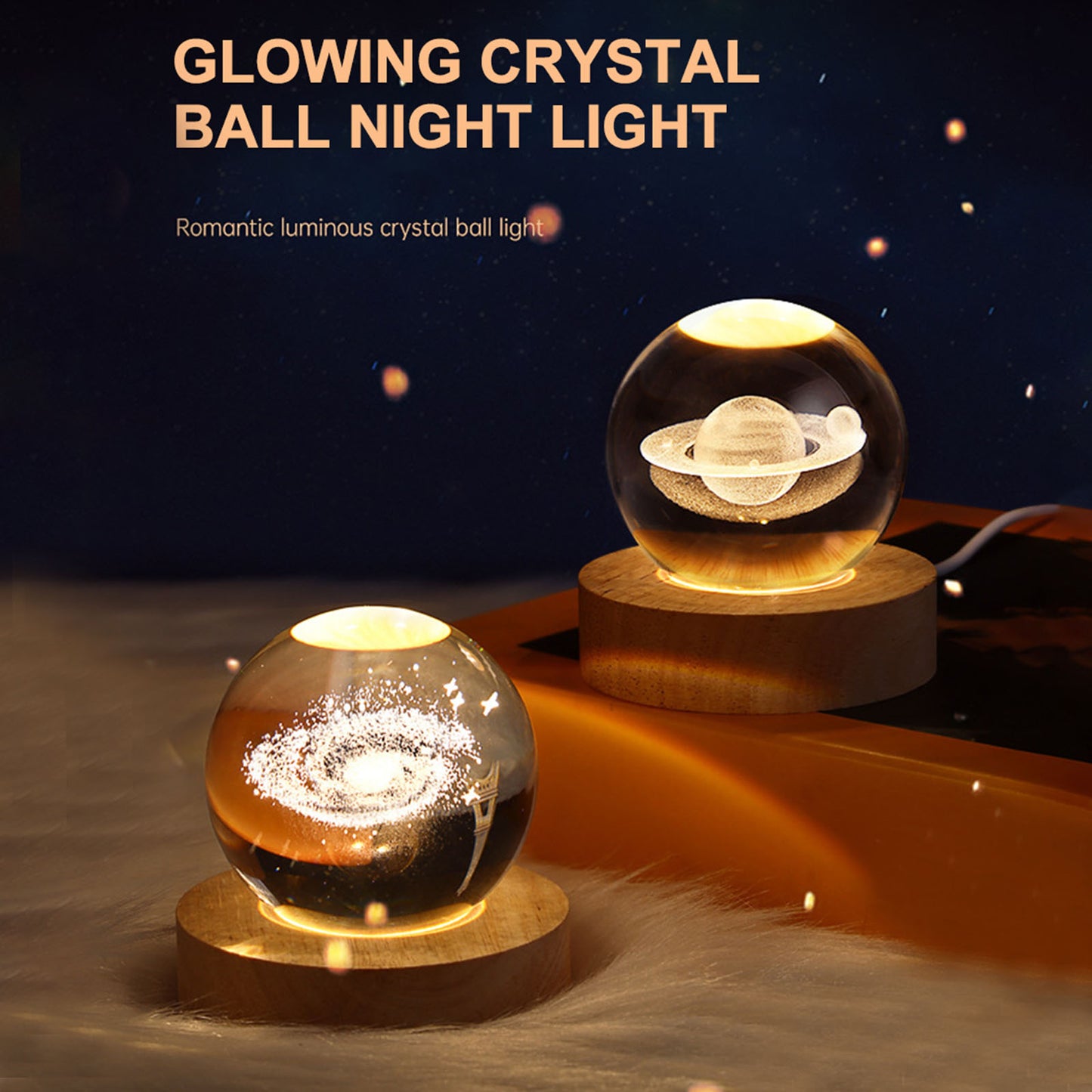 Crystal Ball Glowing Night Light