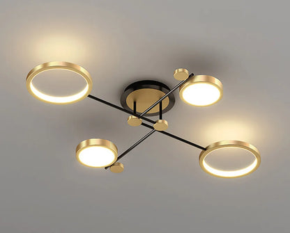 Cosmo Luxe Geometric LED Modern Ceiling Light