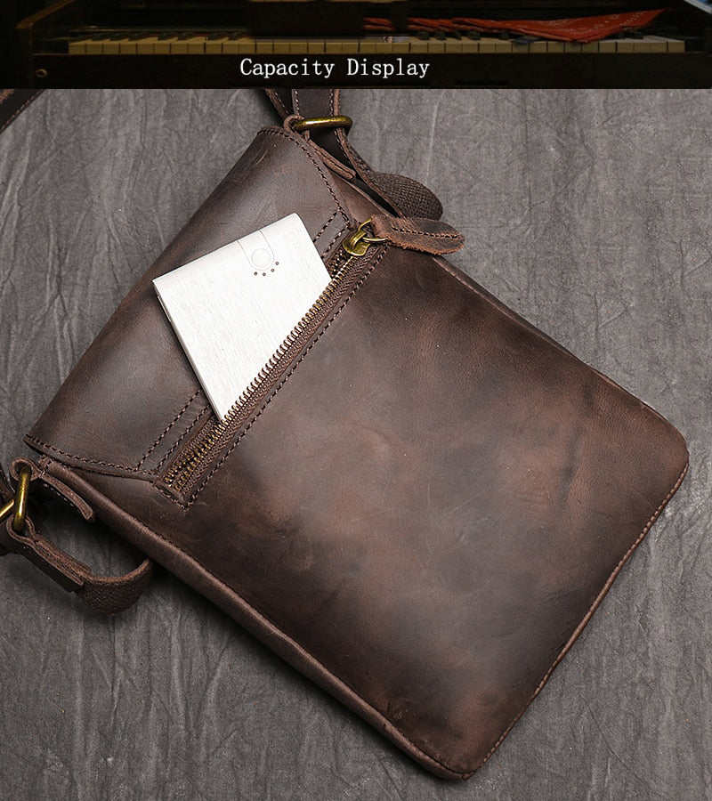 Leather Messenger Bag