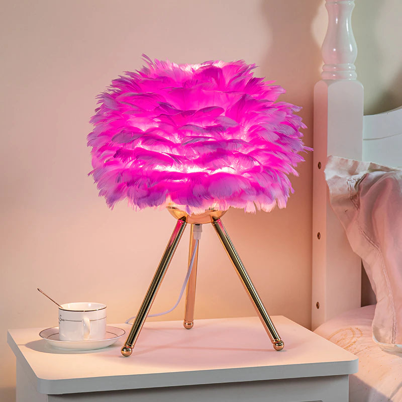 Feather Desk Lamp