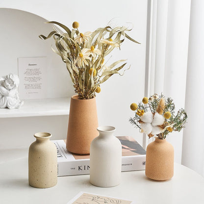 Speckled Clay Small Ceramic Vase